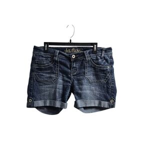 Wallflower Vintage y2k Midi Jean Shorts Size 13 Low Rise